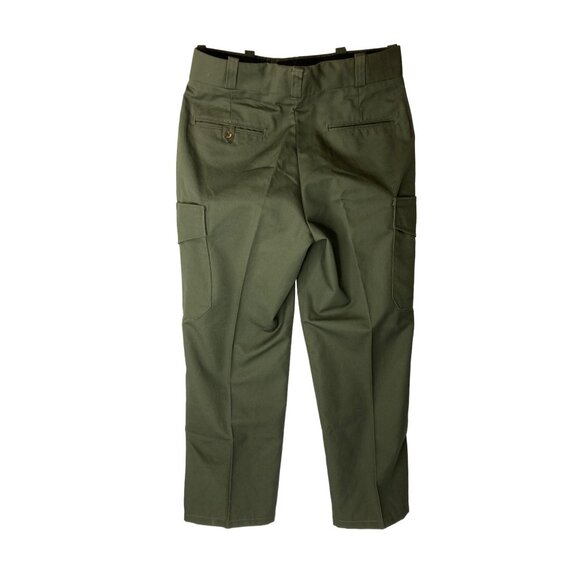 Men's Outdoor Olive Cargo Pants Multiple Pockets Size 32 NWOT - Picture 1 of 9